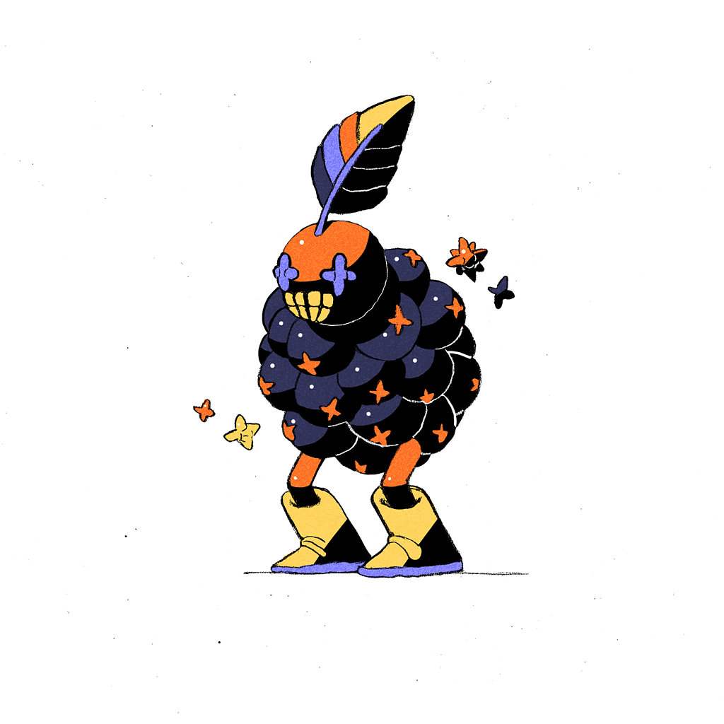 Orange Blueberry Wizard