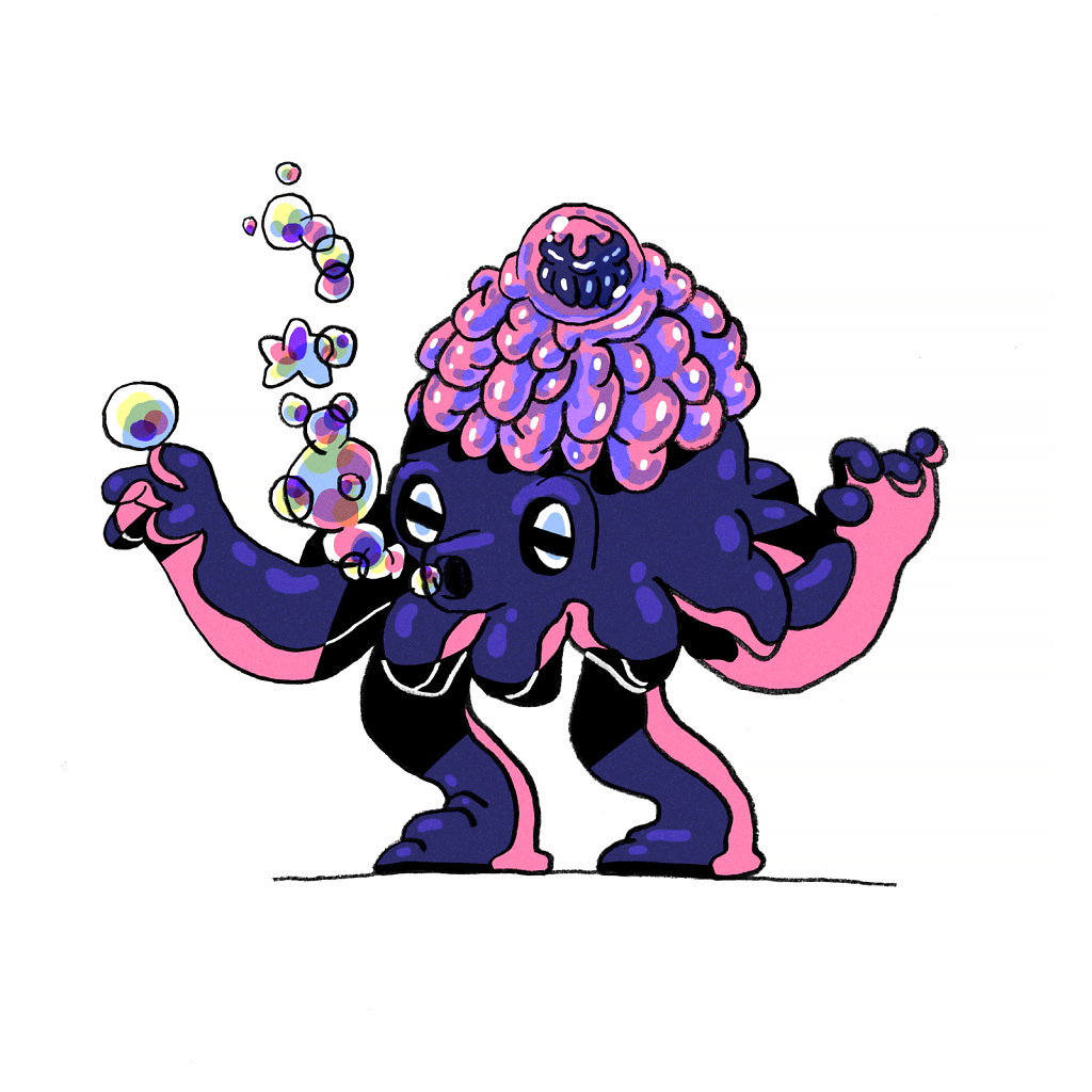 Lumpy Squid Wizard